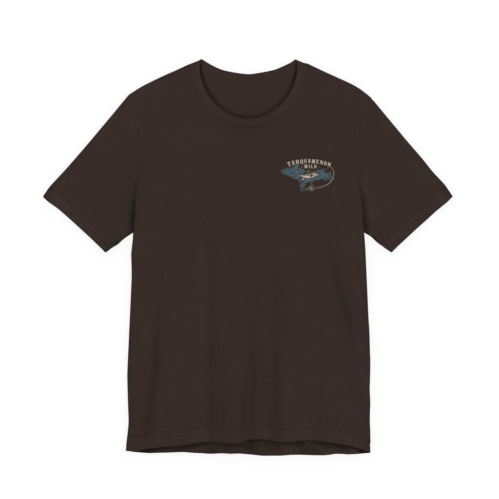 Fish the Wild T-Shirt | Michigan Walleye Fishing Tee | Upper Peninsula Outdoor Shirt