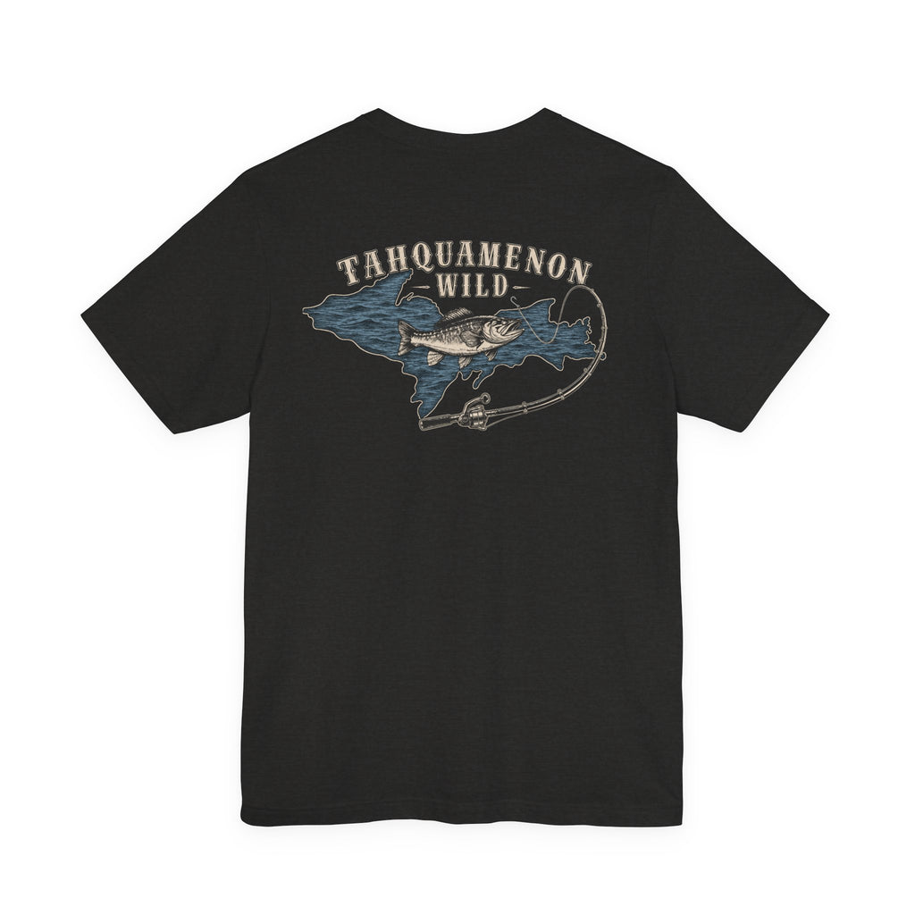 Fish the Wild T-Shirt | Michigan Walleye Fishing Tee | Upper Peninsula Outdoor Shirt