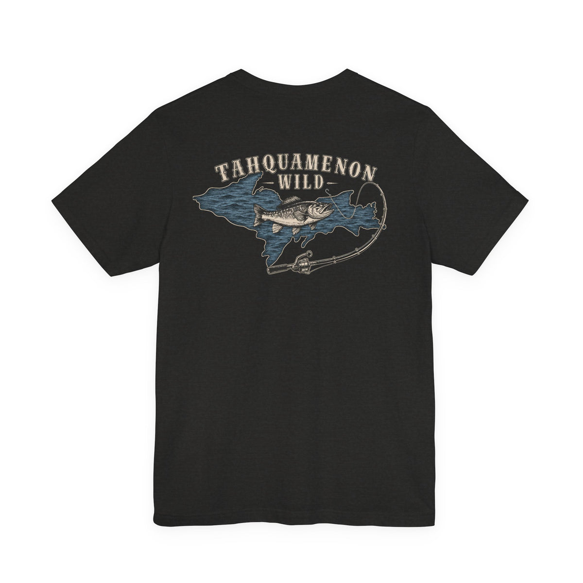 Fish the Wild T-Shirt | Michigan Walleye Fishing Tee | Upper Peninsula Outdoor Shirt