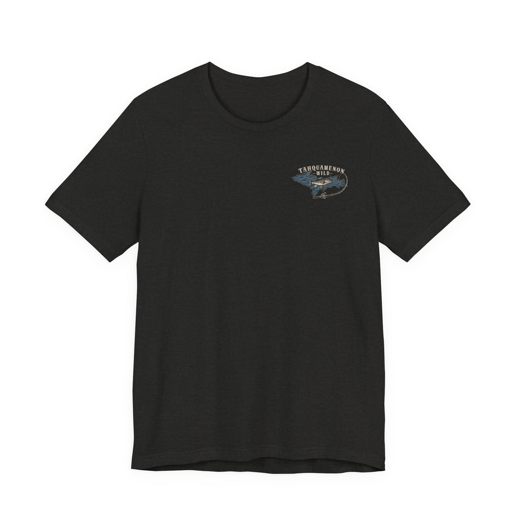 Fish the Wild T-Shirt | Michigan Walleye Fishing Tee | Upper Peninsula Outdoor Shirt