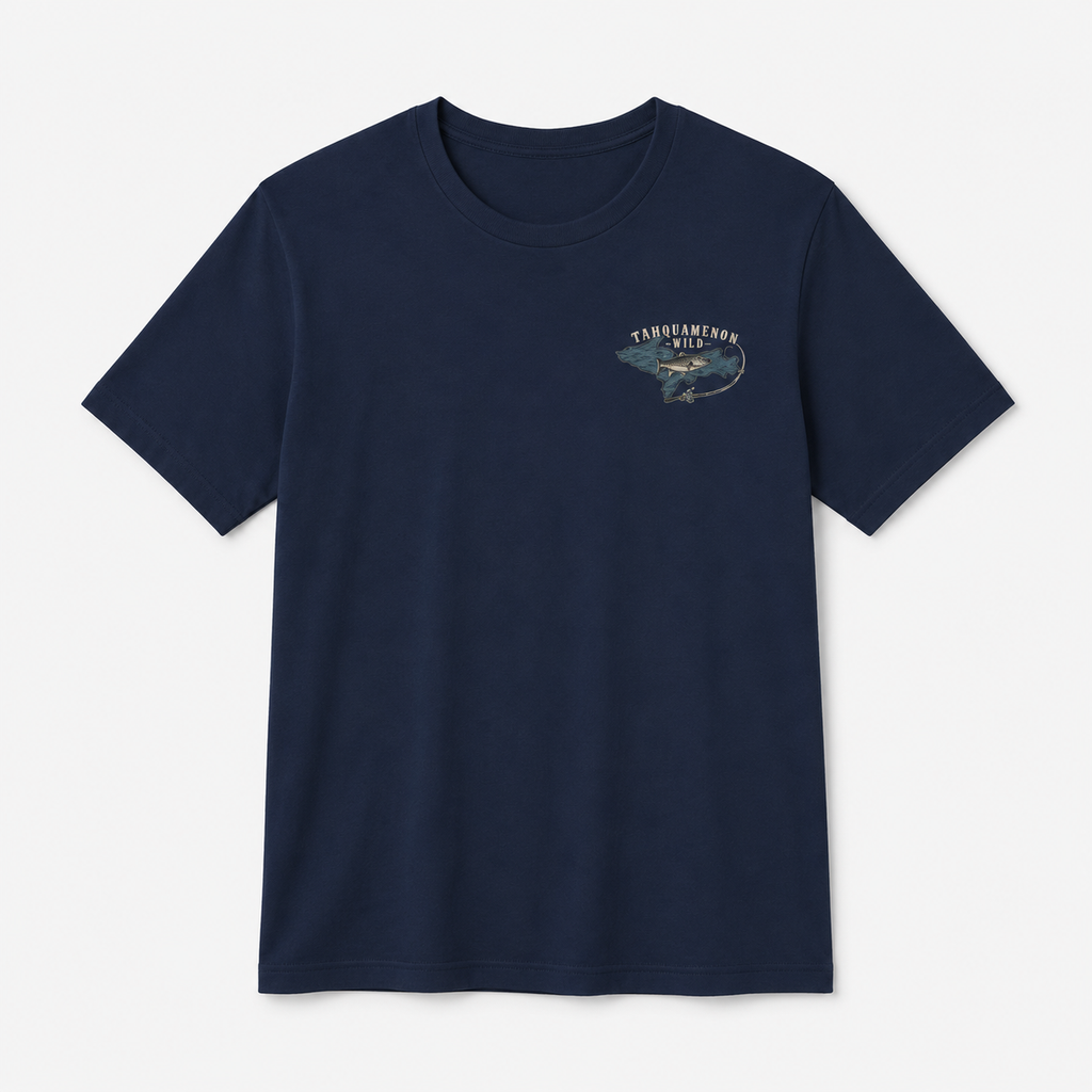 Fish the Wild T-Shirt | Michigan Walleye Fishing Tee | Upper Peninsula Outdoor Shirt